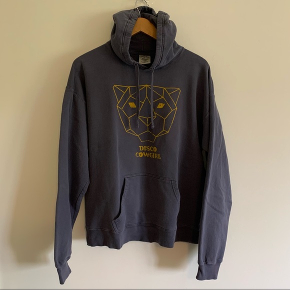 Disco Cowgirl Predators Jaguar Head Hoodie Sweatshirt, Large - Picture 2 of 16